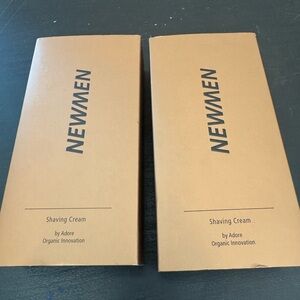 Adore Cosmetics Organic Stem Cell Shaving Cream NEWMEN x2 NOS.